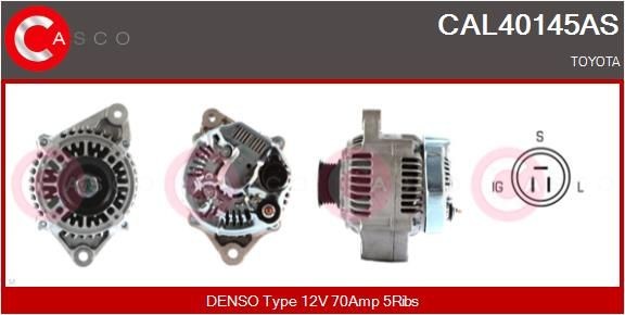 CASCO CAL20230AS: Ģenerators 70A