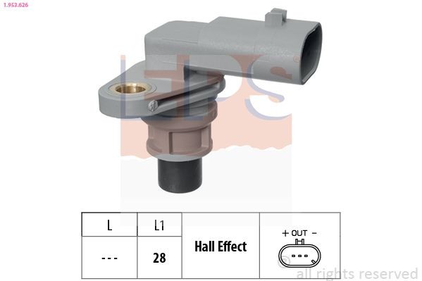 EPS 1.953.626: Andur, Nukkvõllipositsioon Made in Italy - OE Equivalent