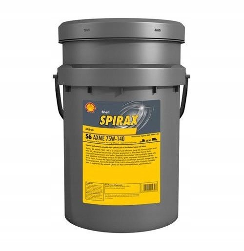 SHELL 550027947: Kastiõli Spirax S6 AXME 75W-140 Spirax, S6 AXME