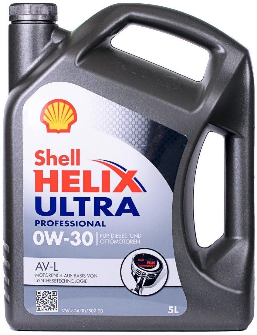 SHELL 550046304: Mootoriõli Helix Ultra Professional AV-L 0W-30 5l, 0W-30 Helix, Ultra Professional, AV-L