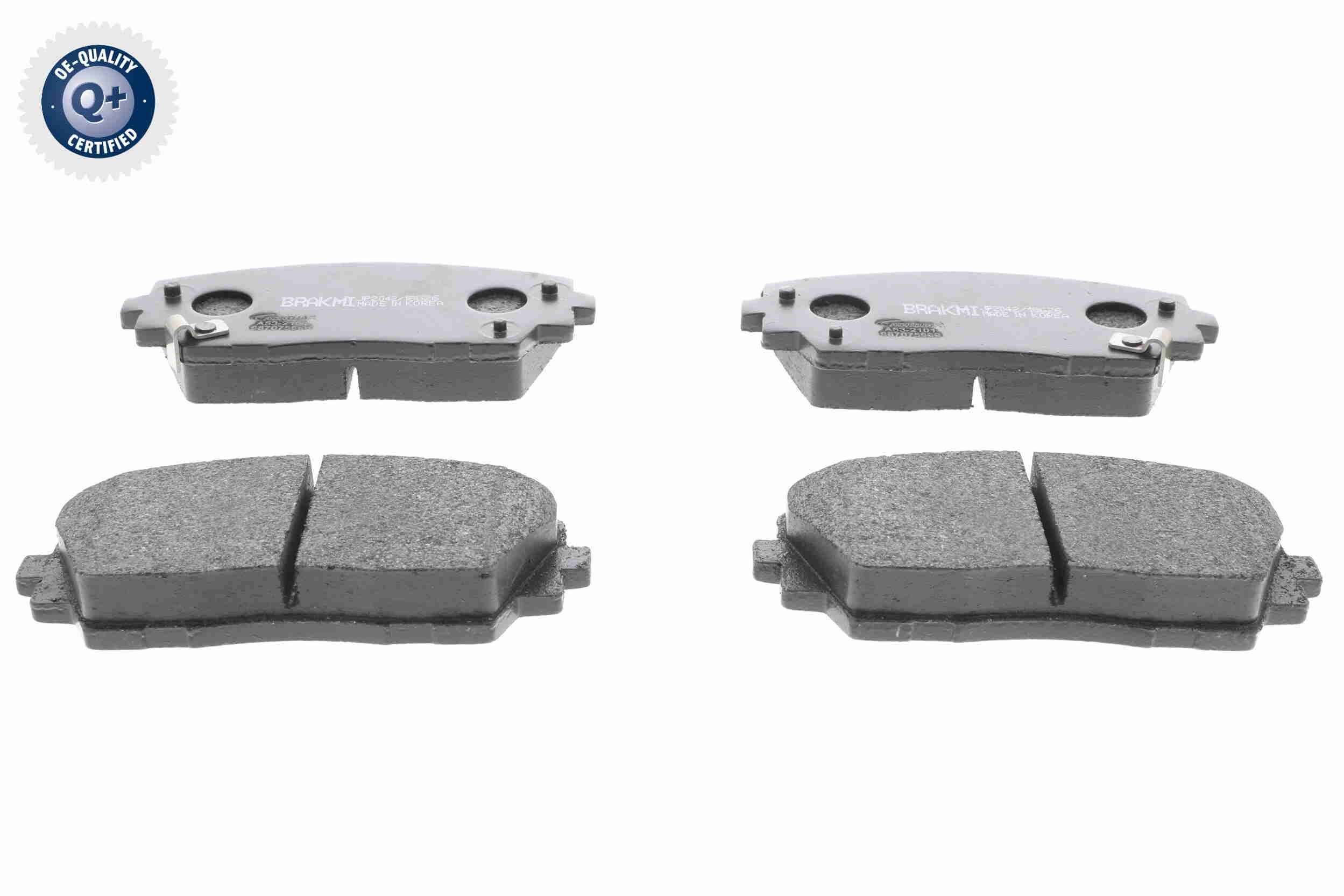 ACKOJA A53-2101: Piduriklotsid Q+, original equipment manufacturer quality Esisild