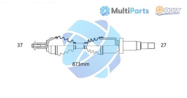 ODM-MULTIPARTS 18-342200: Planetara 873mm