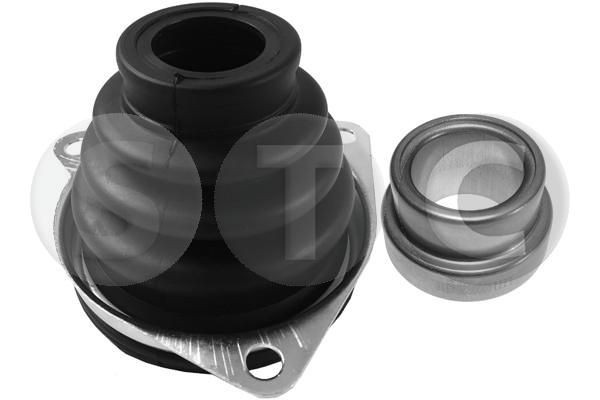 STC T401390: Kit cuffia, semiasse sul lato del cambio, Gomma, con cuscinetto antifrizione