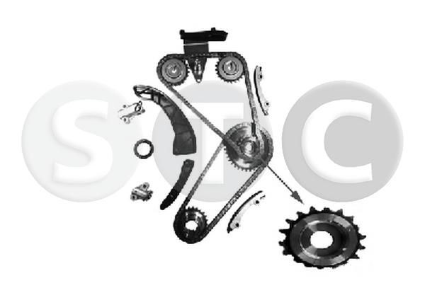 STC T406175: Kit lanț de distribuție cu roti dintate, pt. arbore cu came