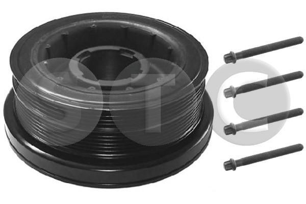STC T415480: Poulie damper (vilebrequin) avec vis/boulons