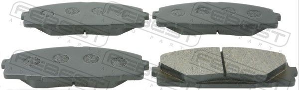 FEBEST 0101-KDH201F: Plaquettes de frein Essieu avant