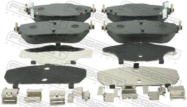 FEBEST 0101-NDE180F: Piduriklotsid Esisild