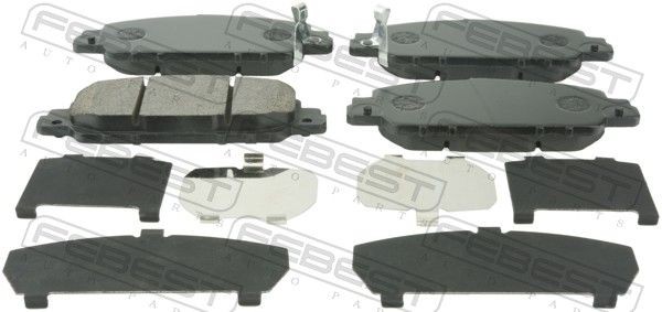 FEBEST 0301-CR5F: Piduriklotsid Esisild