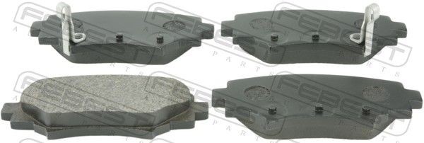 FEBEST 0501-BMR: Kit pastiglie freni Assale posteriore