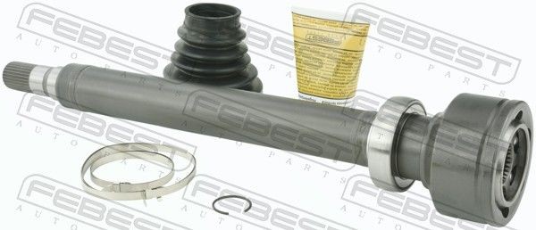 FEBEST 2711-XC60S6RH: Ledsats, drivaxel framaxel höger, på växellådssidan