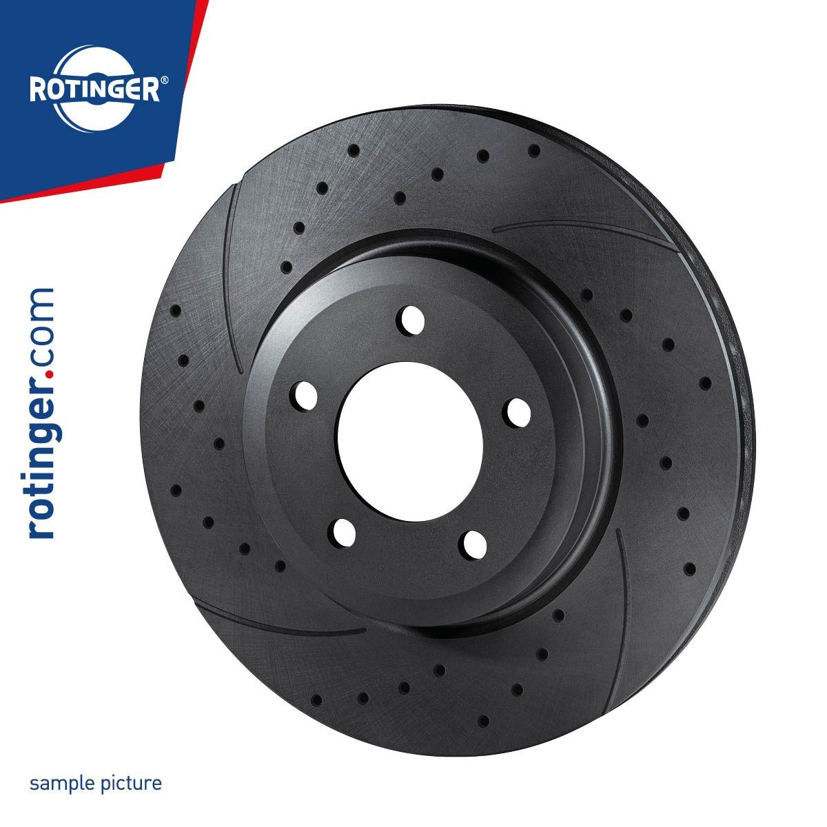 ROTINGER RT 2957HP-GL T5: Disc de frână GRAPHITE DRILLED & SLOTTED PLUS punte fata, Ř: 279,9mm, perforat, ventilat, Ř: 279,9mm, acoperit galvanic