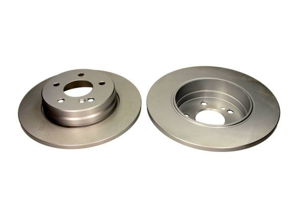 QUARO QD7931: Brzdový kotouč Zadní náprava, R: 290mm, plný, R: 290mm, lakováno, nátěr, bez náboje kola, bez šroubů vozidlového kola