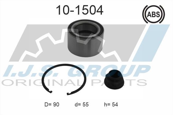 IJS GROUP 10-1504: Rattalaagrikomplekt Technology & Quality Esisild, koos integreeritud ABS-anduriga
