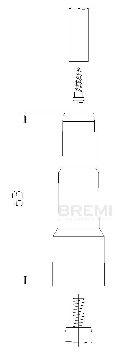 BREMI 10229N1: Pistik, süüteküünal