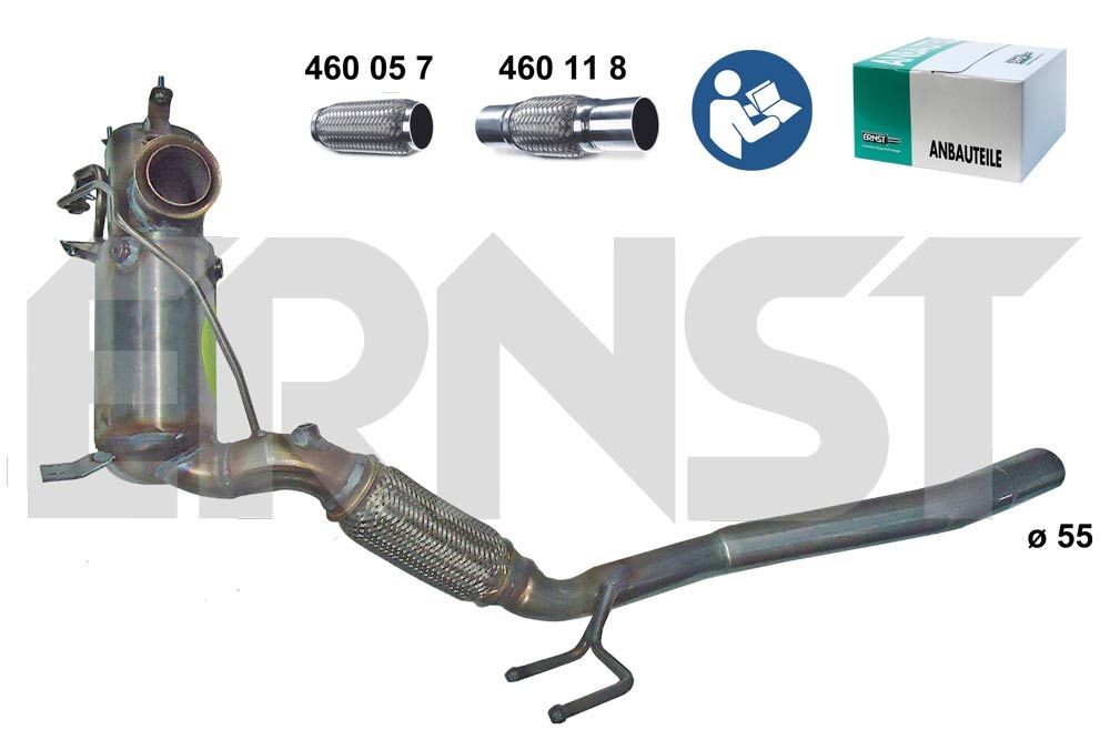 ERNST 920049: Tahmafilter koos montaažikomplektiga, Set