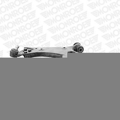 MONROE L15538: Brat, suspensie roata cu articulatie de sarcina/ghidare, cu bucsa de cauciuc