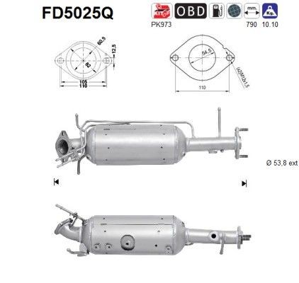 AS FD5025Q: Tahmafilter