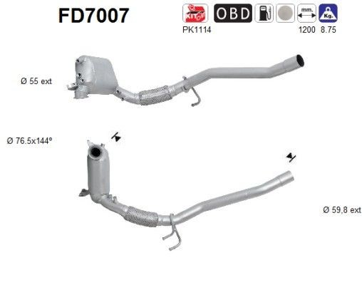 AS FD7007: Tahmafilter