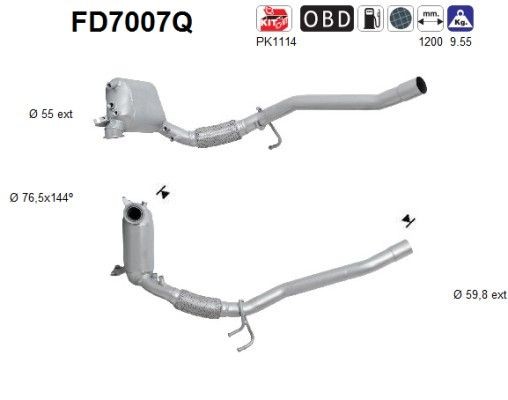 AS FD7007Q: Tahmafilter