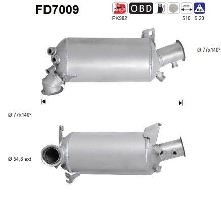 AS FD7009: Filtre à particules