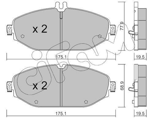 CIFAM 822-1132-0: Piduriklotsid