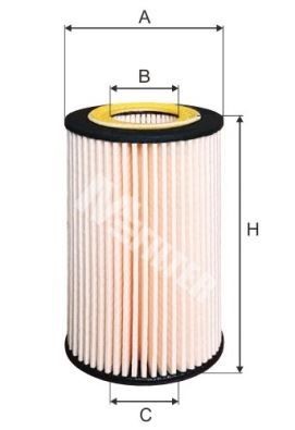 MFILTER TE 4031: Õlifilter