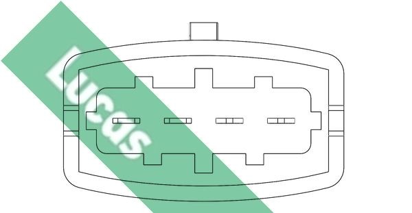 LUCAS FDM709: Luchtmassameter (LMM) Met ingebouwde luchttemperatuursensor