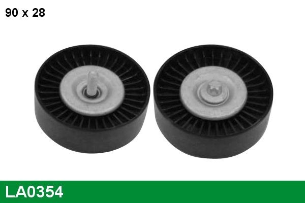 LUCAS LA0354: Seade- / juhtrull, soonrihm Ø: 90mm, Ø: 90mm
