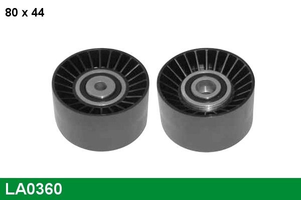 LUCAS LA0360: Seade- / juhtrull, soonrihm Ø: 80mm