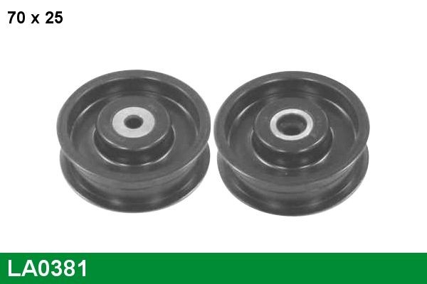 LUCAS LA0381: Seade- / juhtrull, soonrihm Ø: 8,2mm, Ø: 70mm