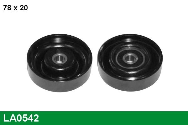 LUCAS LA0542: Seade- / juhtrull, soonrihm Ø: 78mm
