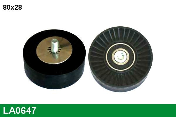 LUCAS LA0647: Seade- / juhtrull, soonrihm Ø: 80mm