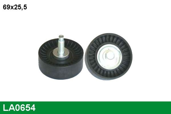 LUCAS LA0654: Seade- / juhtrull, soonrihm Ø: 69mm