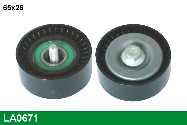 LUCAS LA0671: Seade- / juhtrull, soonrihm Ø: 65mm