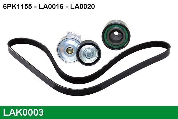 LUCAS LAK0003: Soonrihmakomplekt