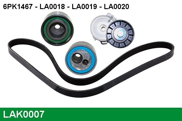 LUCAS LAK0007: Soonrihmakomplekt