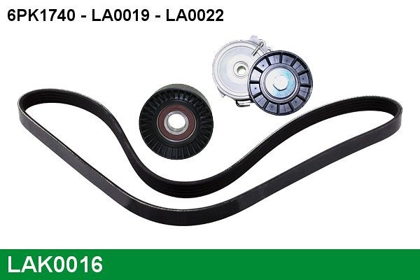 LUCAS LAK0016: Soonrihmakomplekt