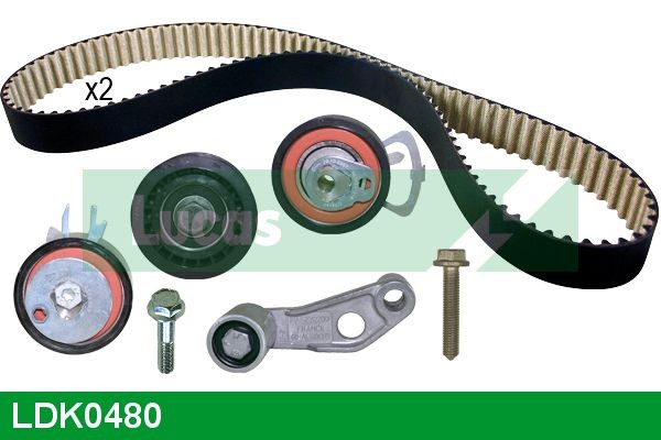 LUCAS LDK0480: Hammasrihma komplekt Hamm.hulk: 130, PTFE (Polytetrafluorethylen)' ga