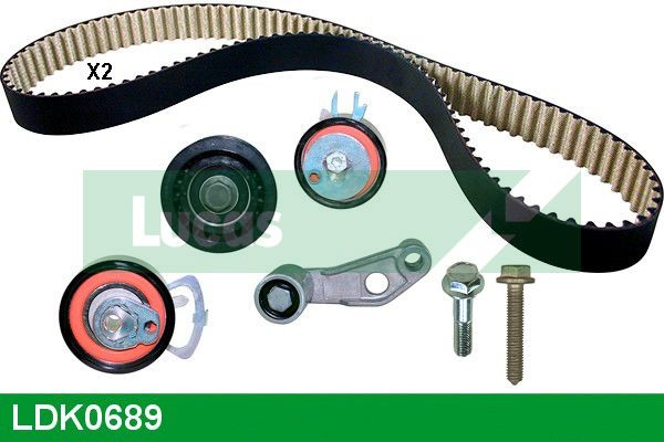 LUCAS LDK0689: Hammasrihma komplekt Hamm.hulk: 58, PTFE (Polytetrafluorethylen)' ga