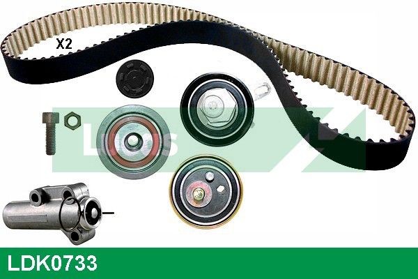 LUCAS LDK0733: Hammasrihma komplekt Hamm.hulk: 207, PTFE (Polytetrafluorethylen)' ga