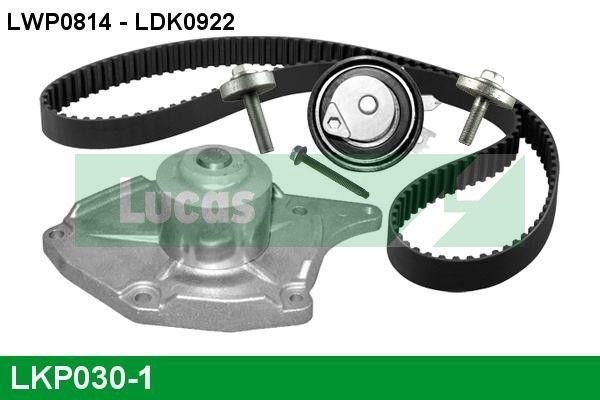 LUCAS LKP030-1: Veepump + hammasrihmakomplekt Hamm.hulk: 123, Laius: 27mm, koos kruviga