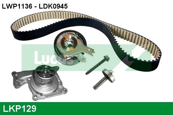 LUCAS LKP129: Veepump + hammasrihmakomplekt Hamm.hulk: 119, Laius: 27mm, PTFE (Polytetrafluorethylen)' ga