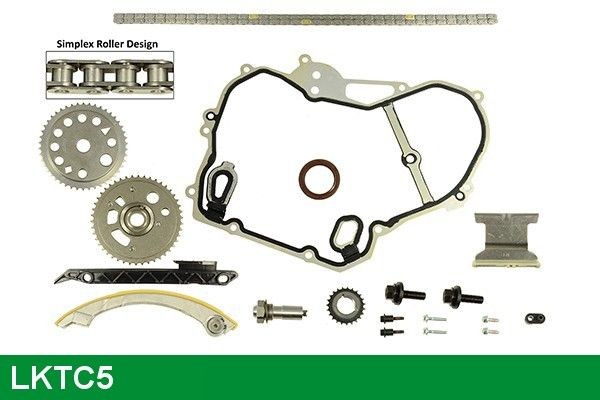 LUCAS LKTC5: Kit lanț de distribuție deasupra, cu garnituri, cu roata dintata