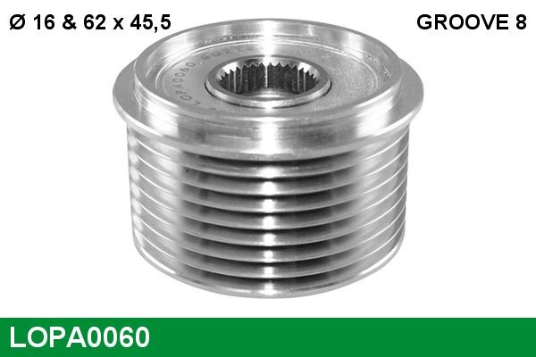 LUCAS LOPA0060: Rueda libre de alternador