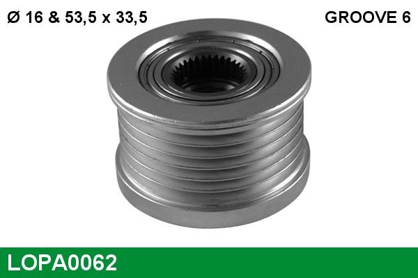 LUCAS LOPA0062: Roda livre do alternador