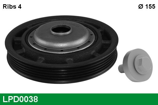 LUCAS LPD0038: Poulie damper (vilebrequin)