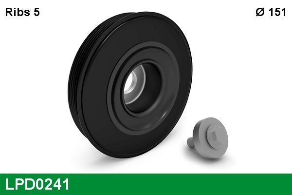 LUCAS LPD0241: Polea de cigüeñal