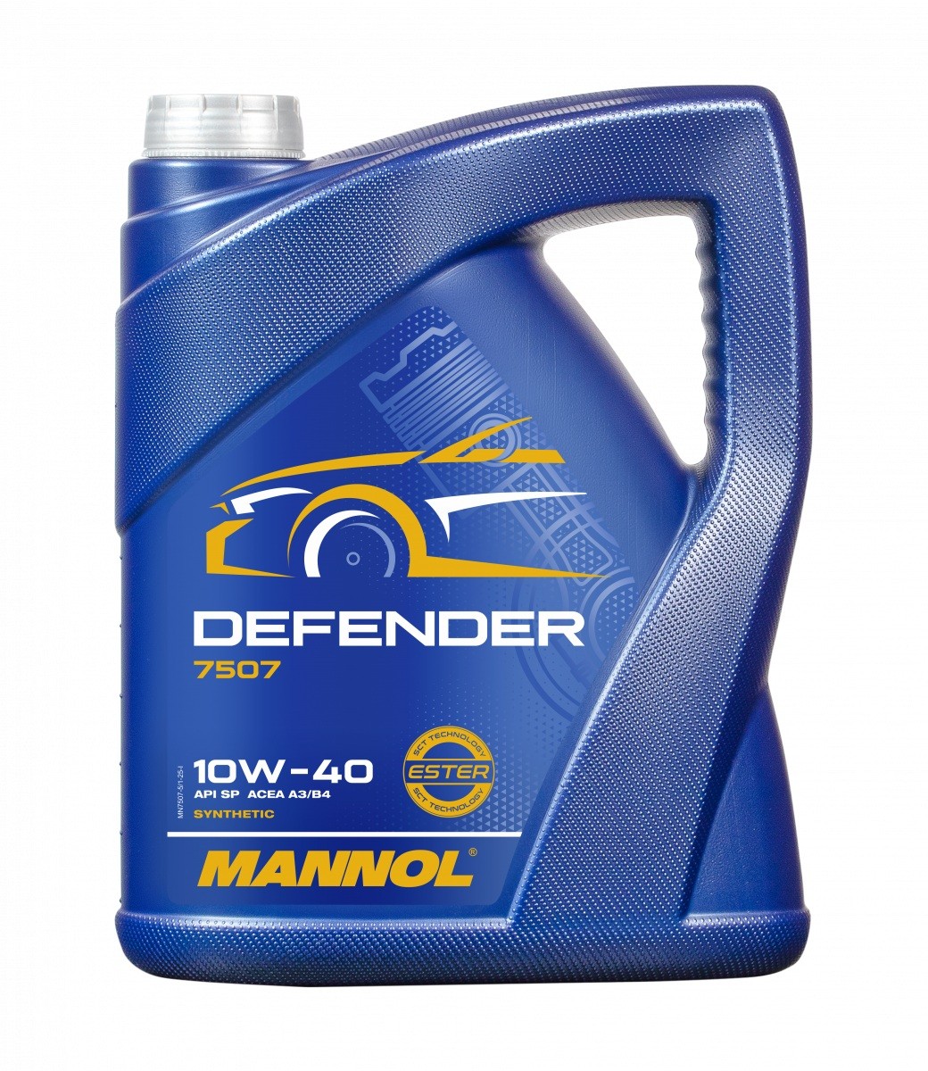 MANNOL MN7507-5: Mootoriõli 5l, 10W-40 Defender
