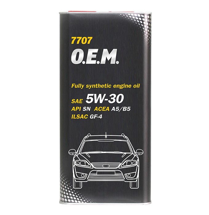 MANNOL MN7707-5ME: Mootoriõli 5l, 5W-30 O.E.M., 7707