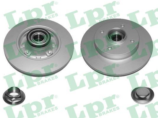 LPR O1052PRCA: Piduriketas LPR HUB BRAKE DISC LINE - FULL COATED Ø: 249mm, täis, Ø: 249mm, koos lisadega, kaetud, koos ABS-andurirõngaga